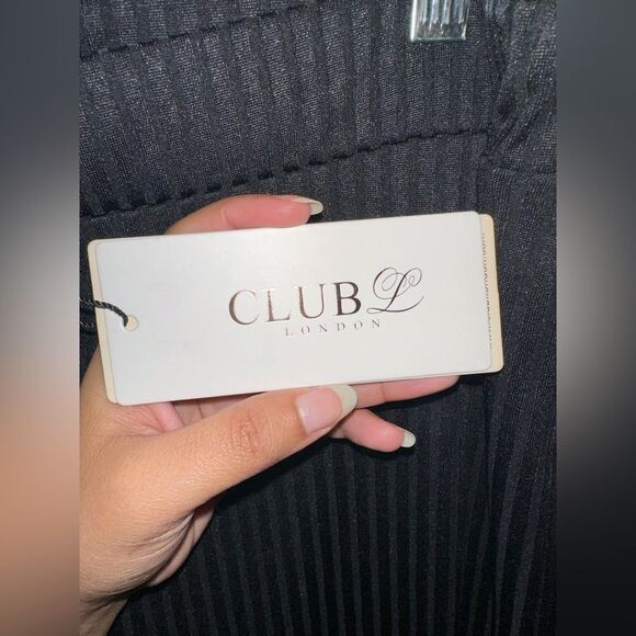 Club L London ribbed flared pants - Picture 6 of 8